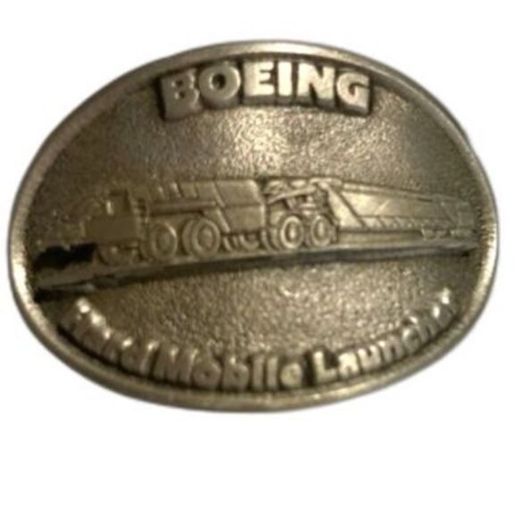 BOEING Hard Mobile Launcher Memorabilia Clear Glass Mug Cup Glass - Picture 2 of 11